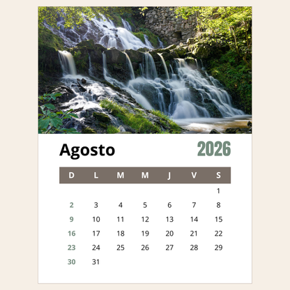 Calendario Naturaleza 2026